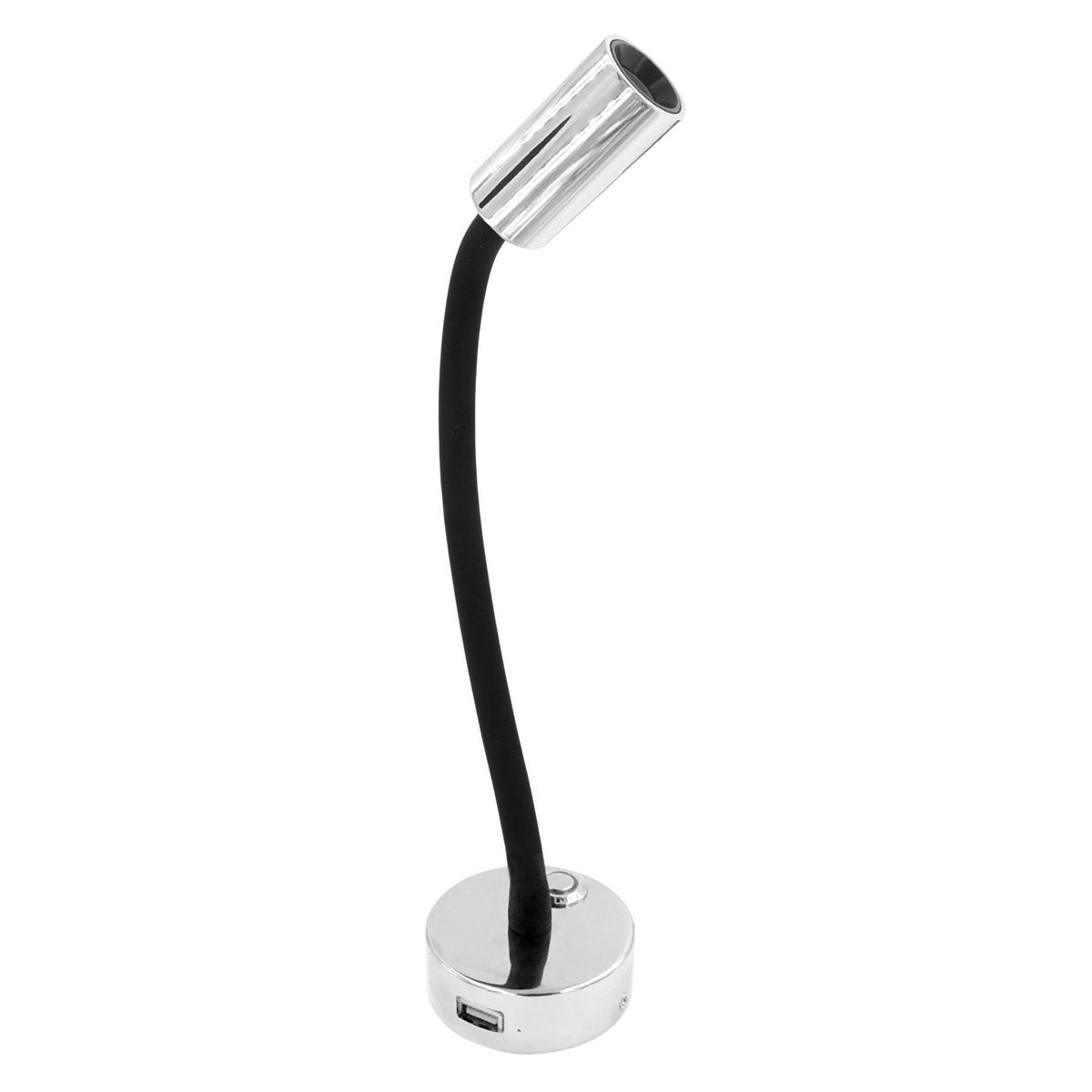 Aurora Lighting LED Articulated Spotlight with USB Socket