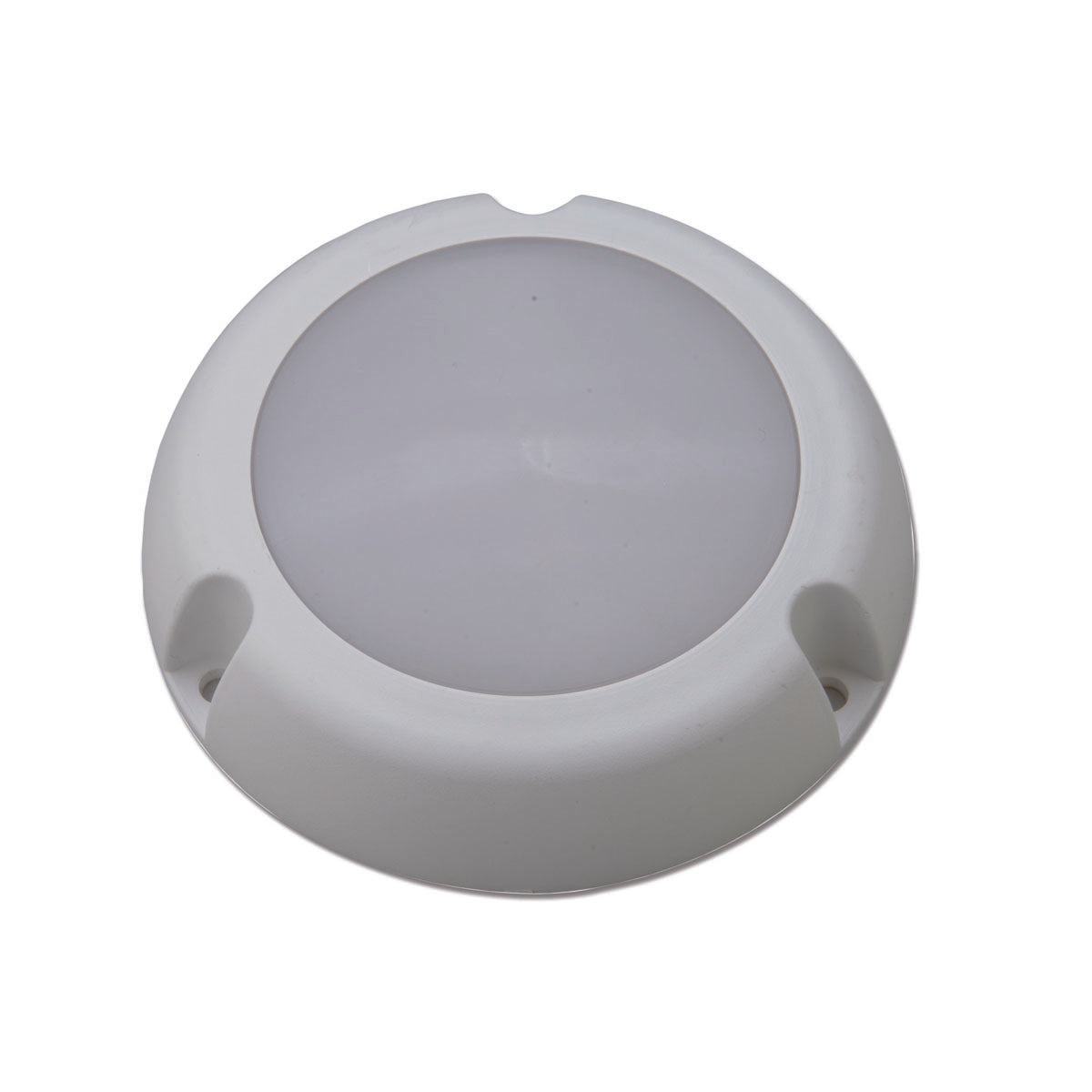 Lámpara impermeable Trem con lente de plexiglás transparente, montaje en superficie, 5 LED