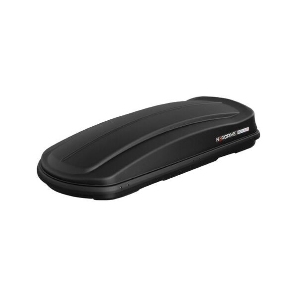 Box Tetto Auto Nordrive Box 430 - 430 Litri ABS Nero Goffrato Carico 75kg N60016