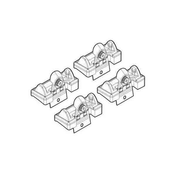Kit attacchi barre portatutto 58 Dacia Sandero 09/08>12/12 tetto standard N21058