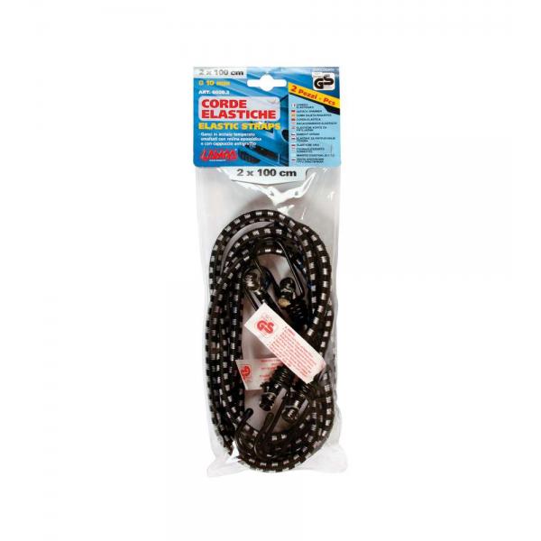 Standard-Gummizuglampe - 10 mm - 2 x 100 cm 60202
