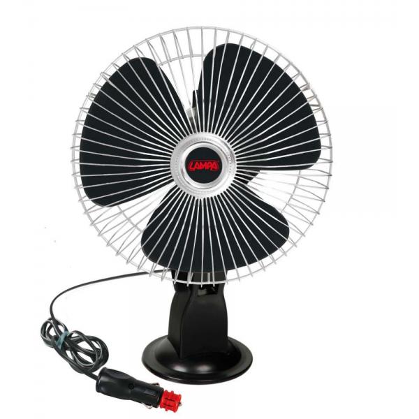 Lampa Chrome-fan, ventilatore con ventosa 8" - 12V 73112