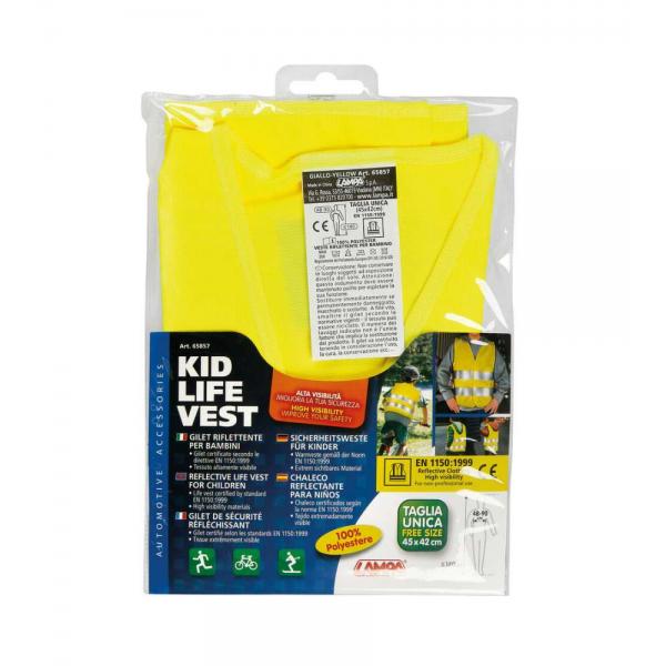 Lampa Kid life-Vest, gilet riflettente per bambini - Giallo 65857
