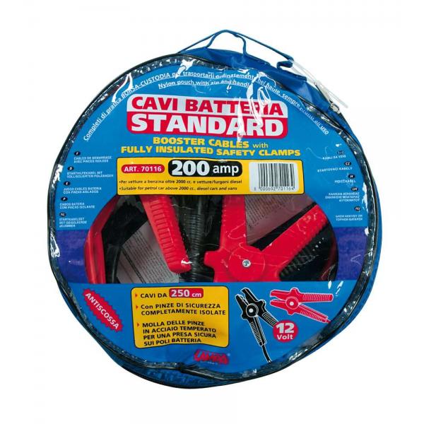 Lampa Cavi Batteria Standard - 250 cm - 200 A - 12,5 mm 70116
