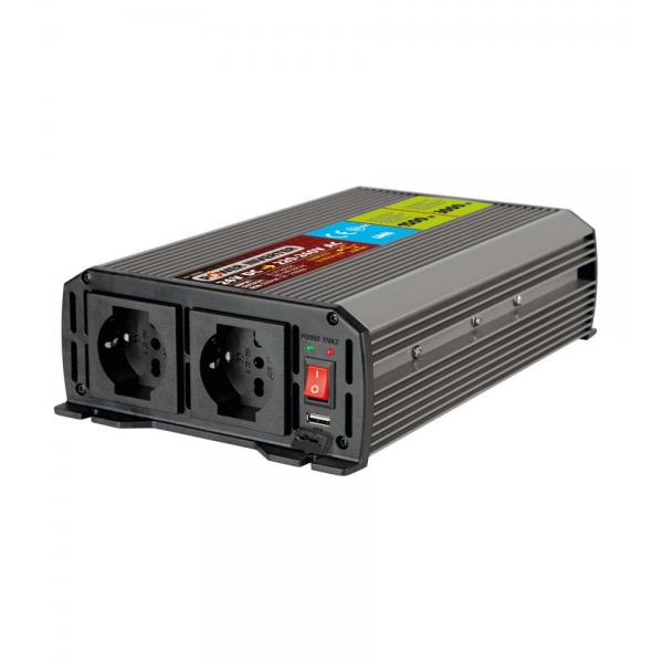 Inversor de corriente Lampa 1500, transformador 24V > 220V 97070