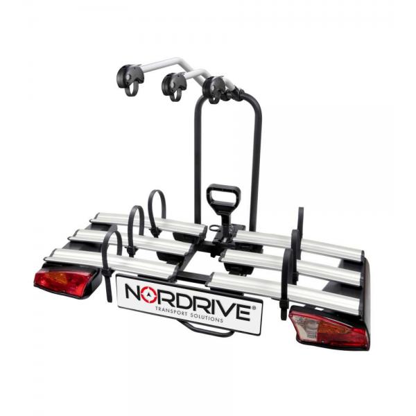 Nordrive Asura 3 Fahrradträger für Anhängerkupplung - 3 Fahrräder N50421
