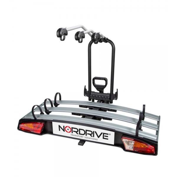 Nordrive Wave 3 Anhängerkupplungs-Fahrradträger - 3 Fahrräder N50416