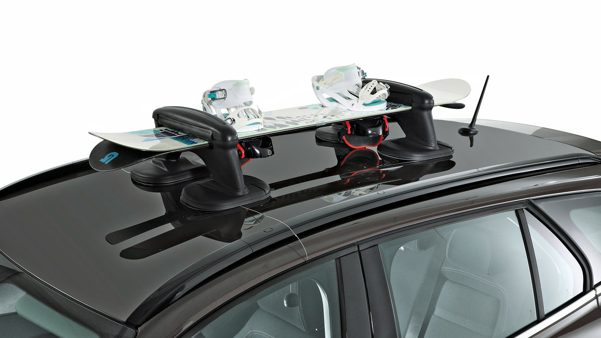 PortaesquĂs magnĂ©tico para coche Fabbri TACO SKI & BOARD para 3 pares de esquĂs / 2 tablas de snowboard. 13A95500