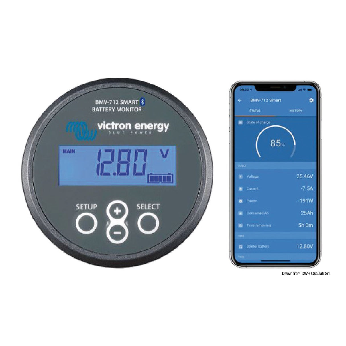 Baterías para monitor de energía Victron BMV-712 smart 9-90
