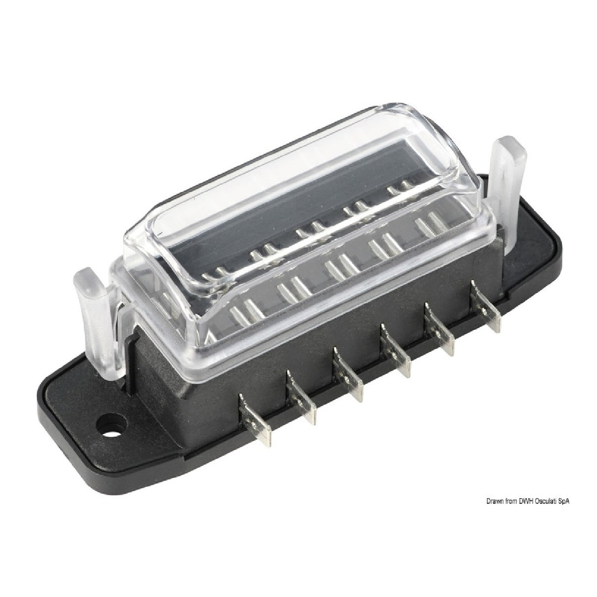 Osculati Scatola portafusibili lamellari impermeabile 4 posti 14.100.31