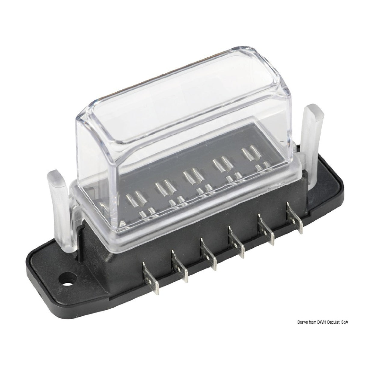 Caja de fusibles de cuchilla impermeable Osculati 14.100.81