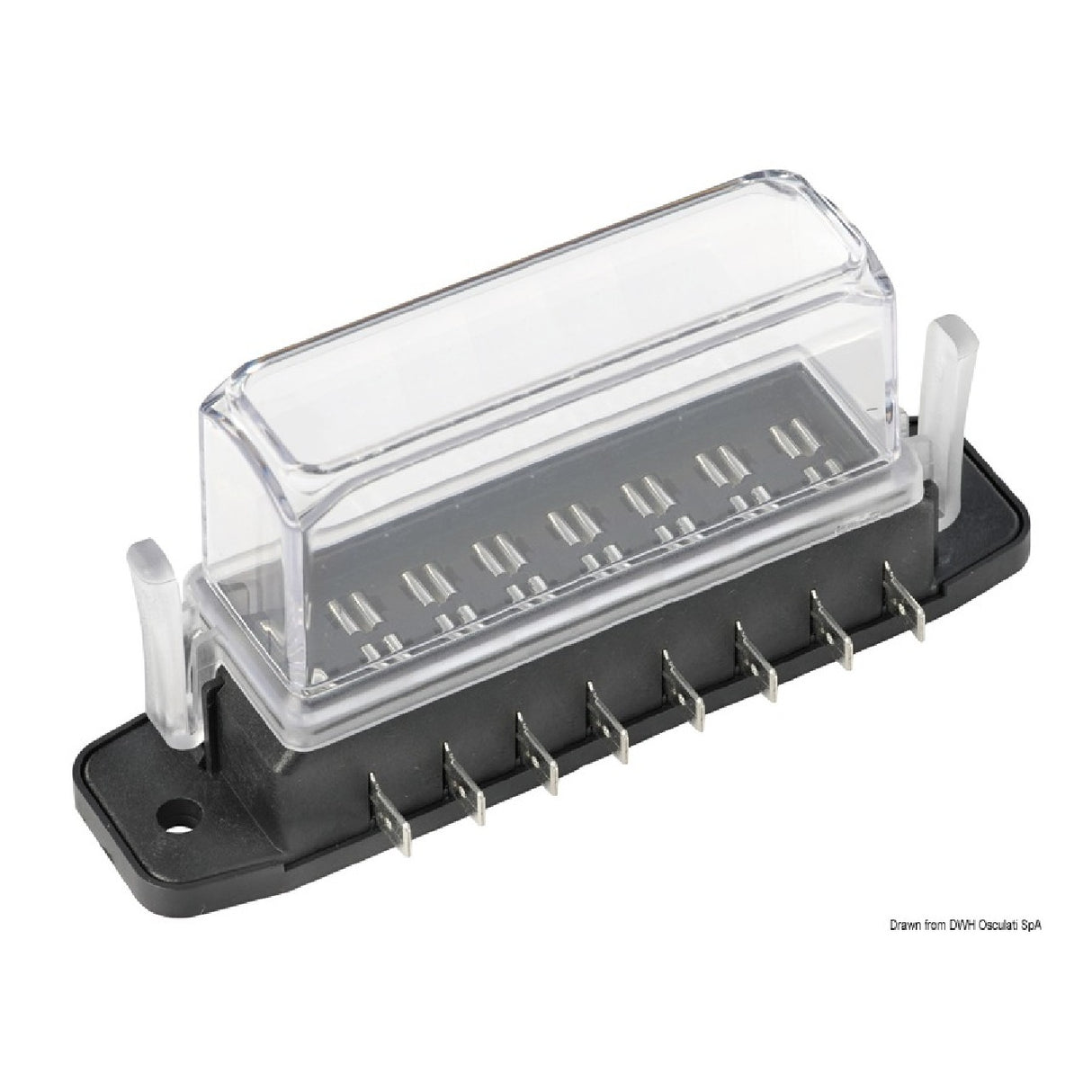 Caja de fusibles de cuchilla impermeable Osculati 14.100.81