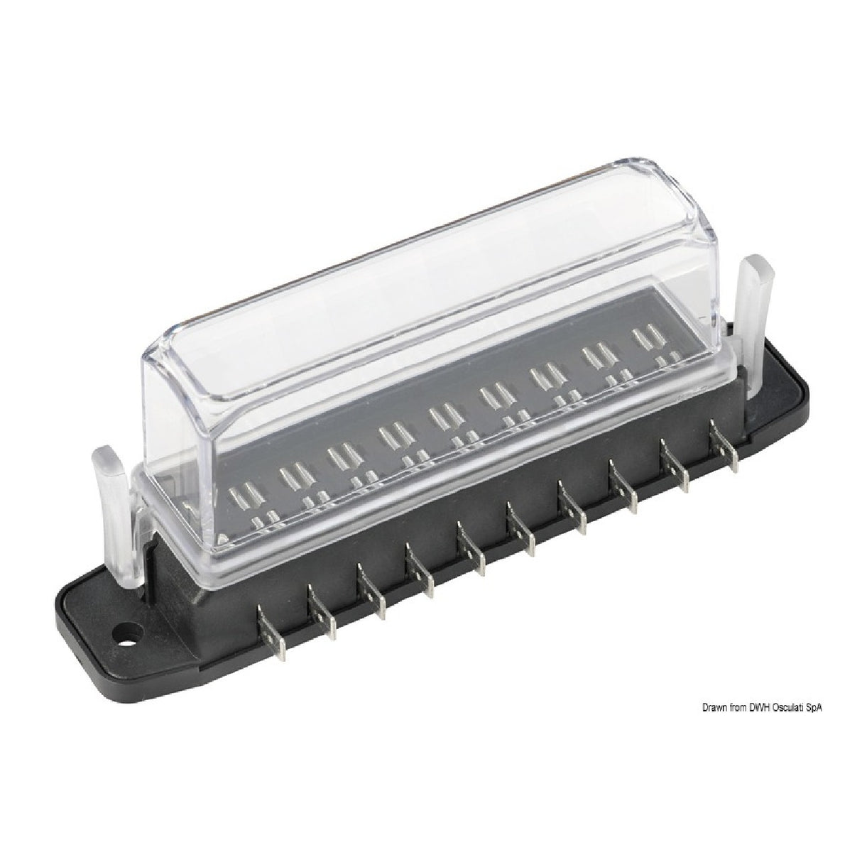 Caja de fusibles de cuchilla impermeable Osculati 14.100.81