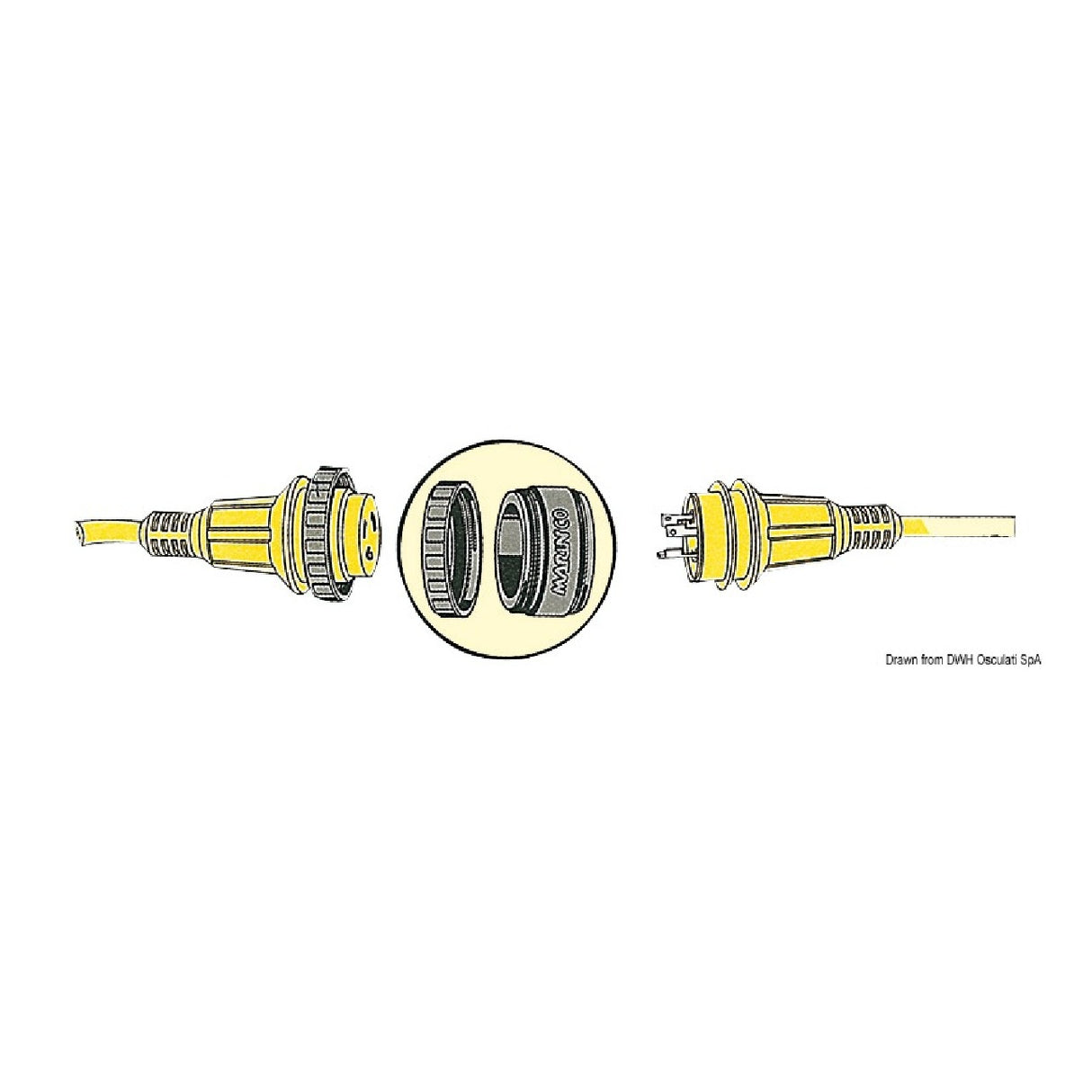 Uflex Lexan-Anschlussverteiler für Schraubstopfen