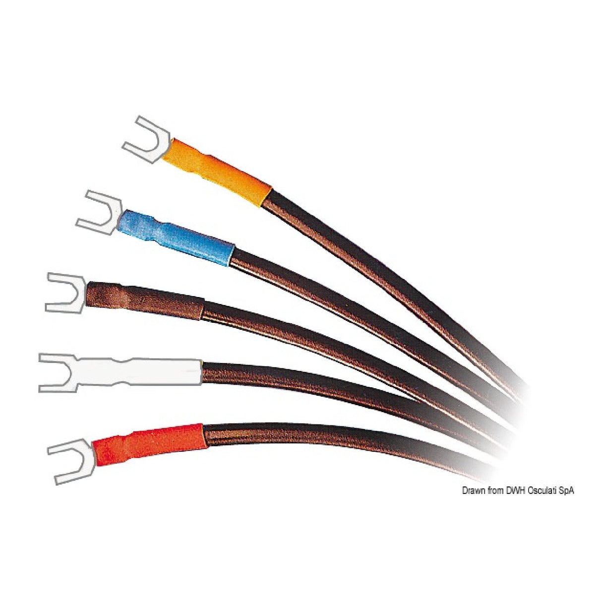 Osculati Guaina termo-retraibile in poliolefina nera 14.130.03