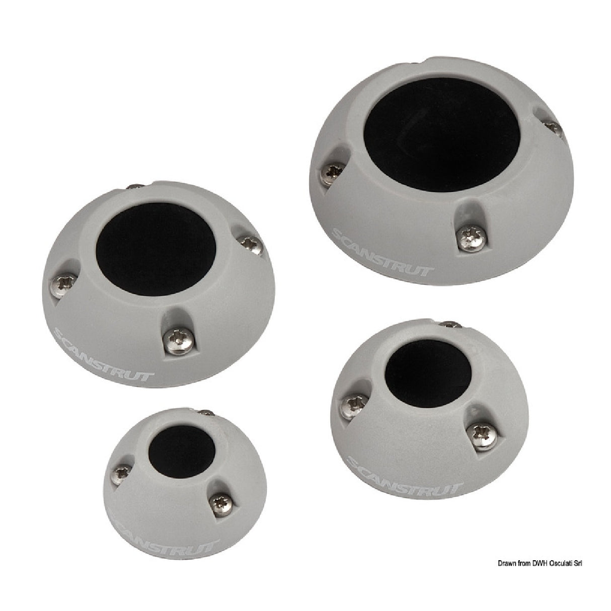 Prensaestopas verticales de plástico Scanstrut