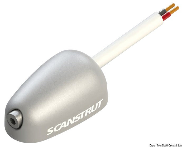 Scanstrut Horizontale Deckdichtung, schwarzes Kunststoff-Doppelkabel