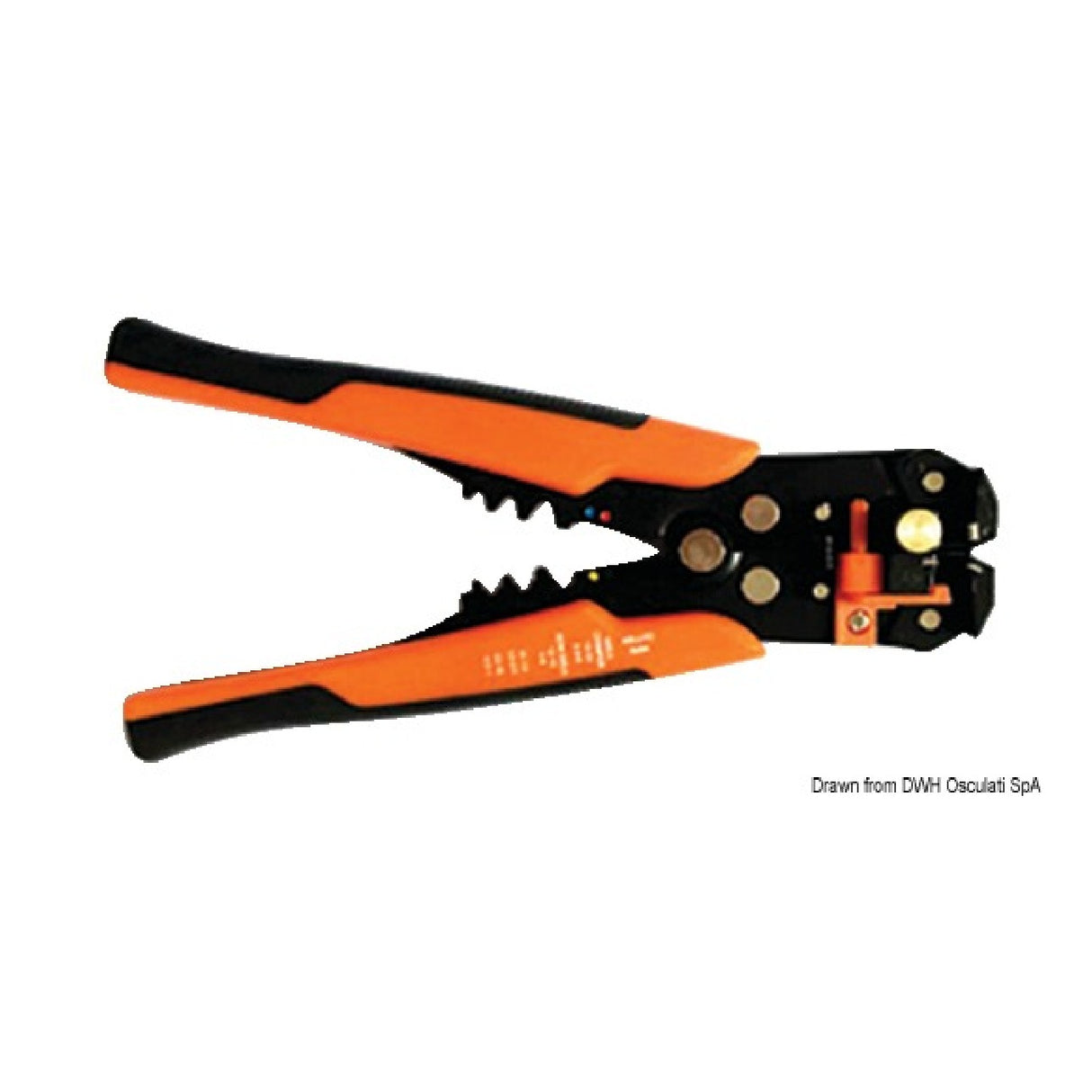 Osculati Professional crimping tool + cable stripper 14.184.40