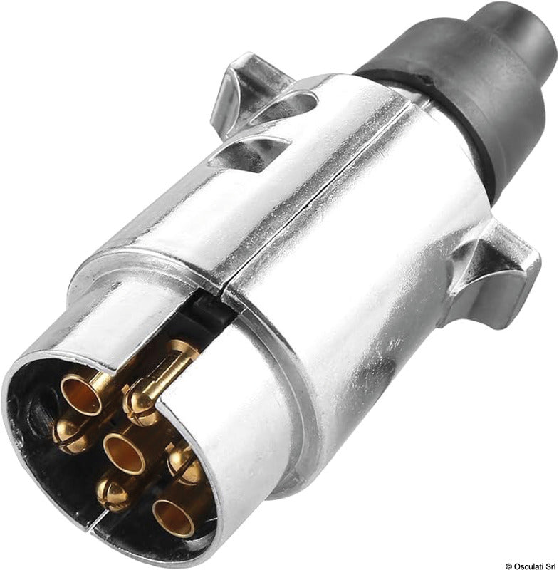 Osculati Spina 7 poli in metallo con contatti a serrafilo 14.190.03