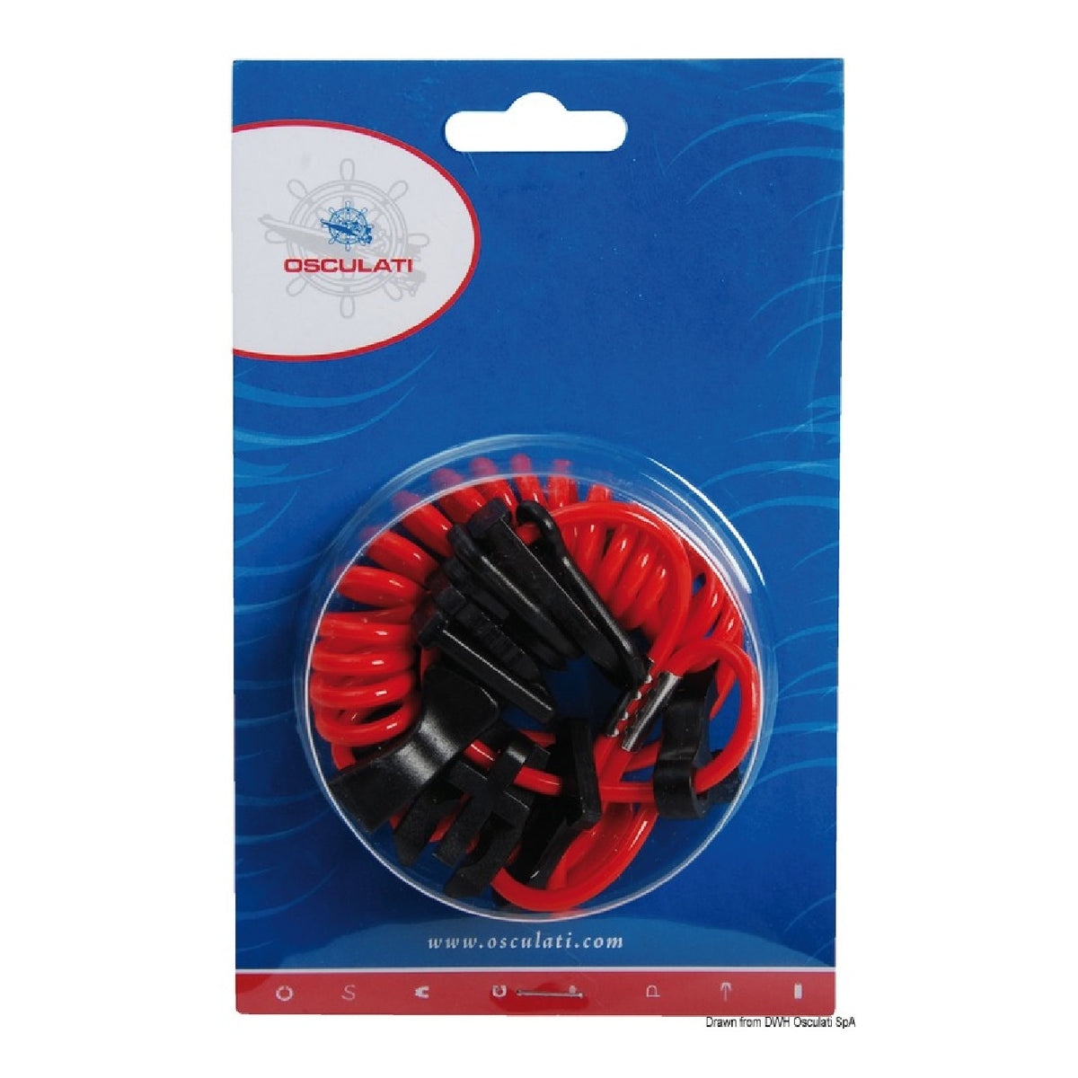 Osculati Kit chiavette di sicurezza per motori fuoribordo 14.203.10
