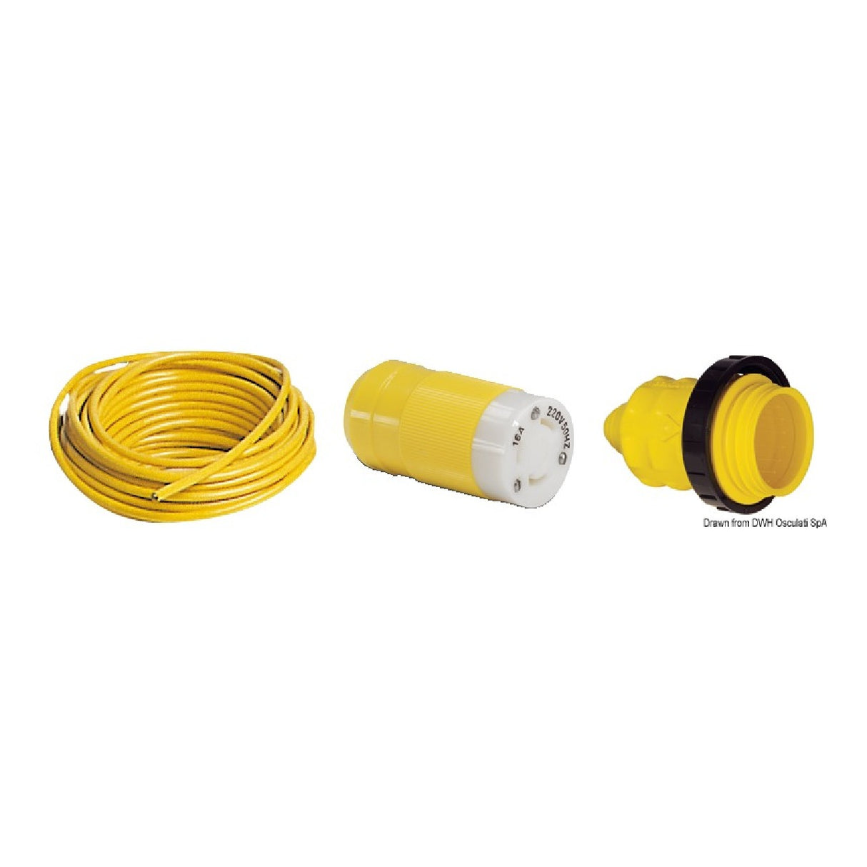 Osculati Kabel mit Stecker 16 A 10 m 14.210.30