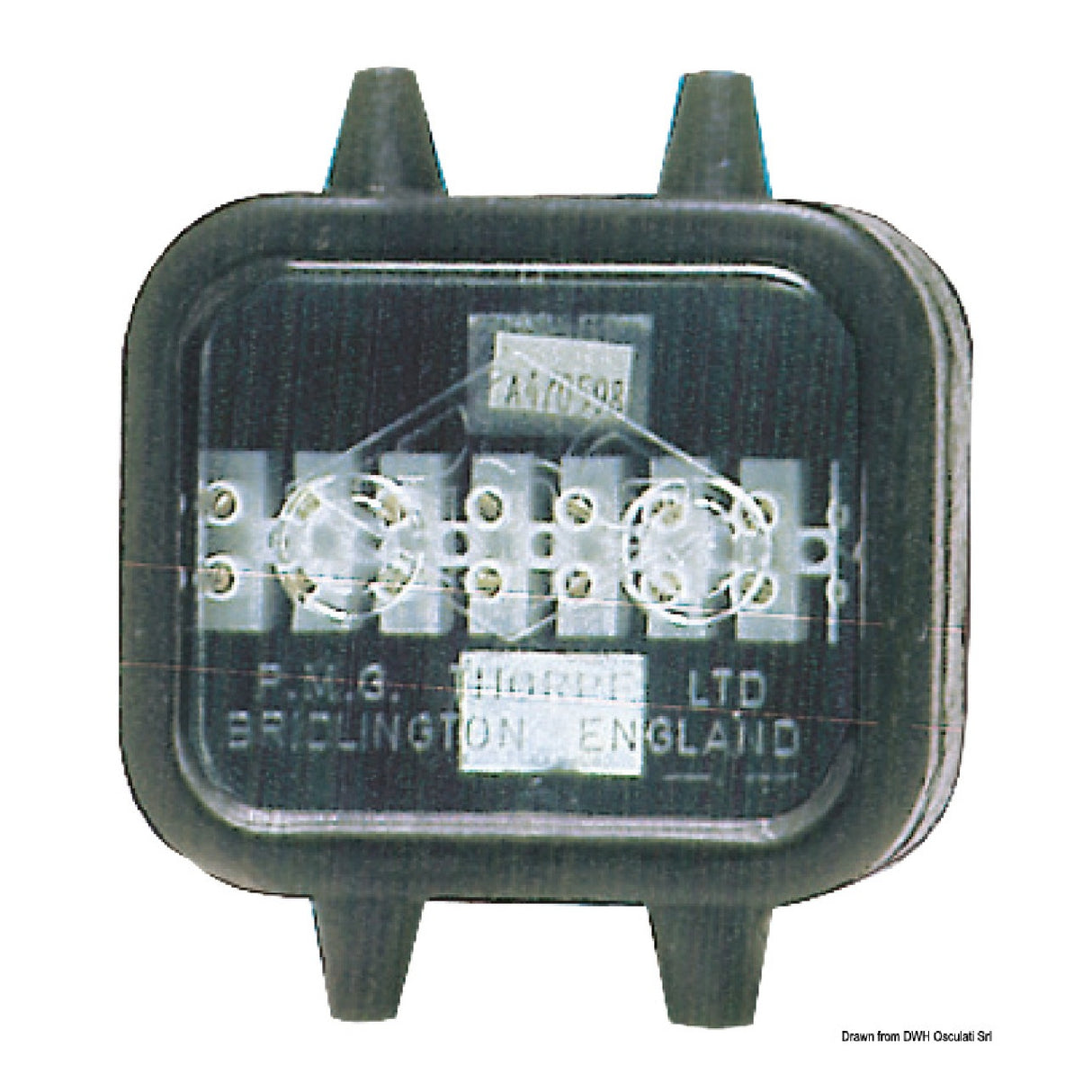 Osculati Morsettiera a 8 poli da 14 A completamente stagna 14.241.10