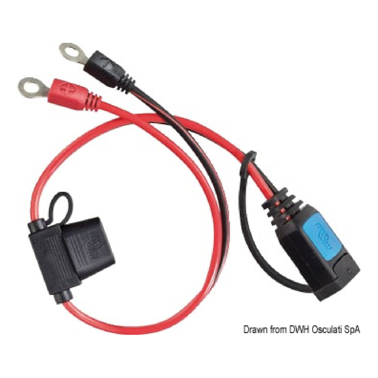 Victron Energy Cavetto con occhielli 6 mm (batteria moto)