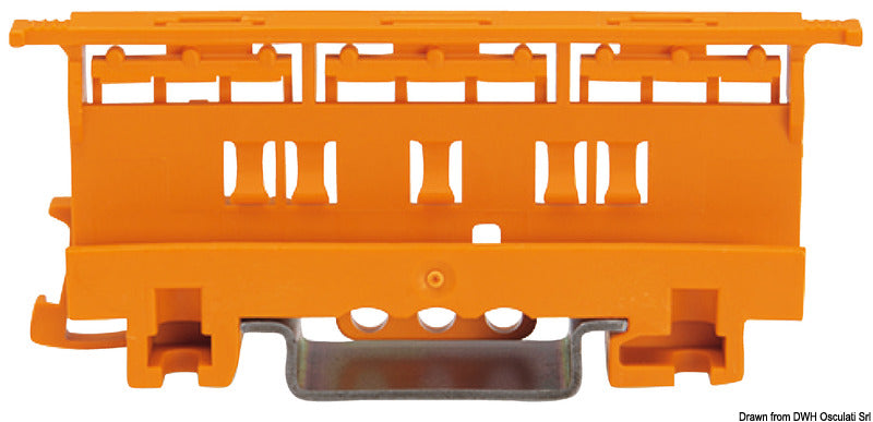 WAGO Supporto di montaggio per connettori 6 mm