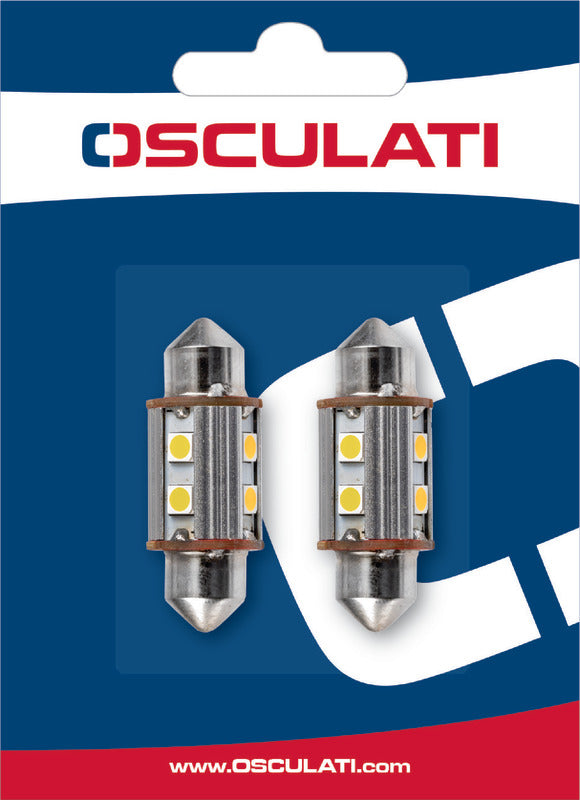 Osculati 2 Bombillas LED tipo fusible 36 mm 2W 14.300.33