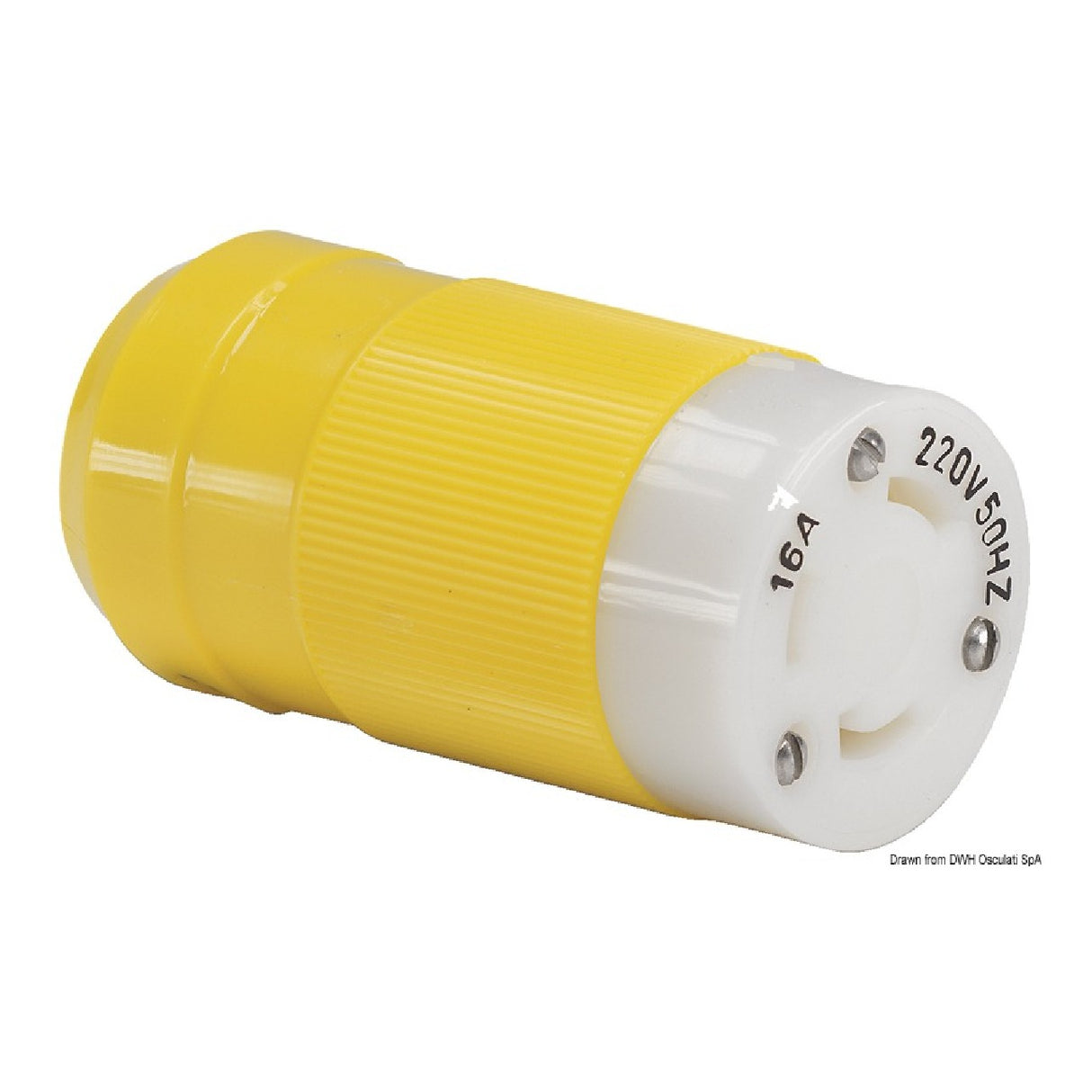 Enchufe hembra de acero inoxidable Marinco 16A