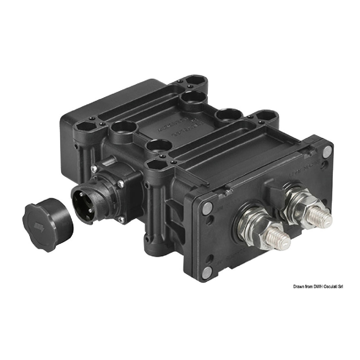Interruptor de batería/contactor eléctrico Osculati 250 A 14.389.01