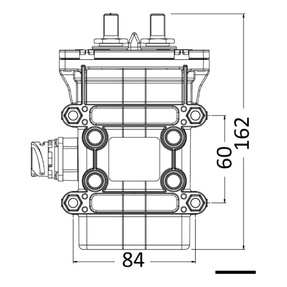 Interruptor de batería/contactor eléctrico Osculati 250 A 14.389.01