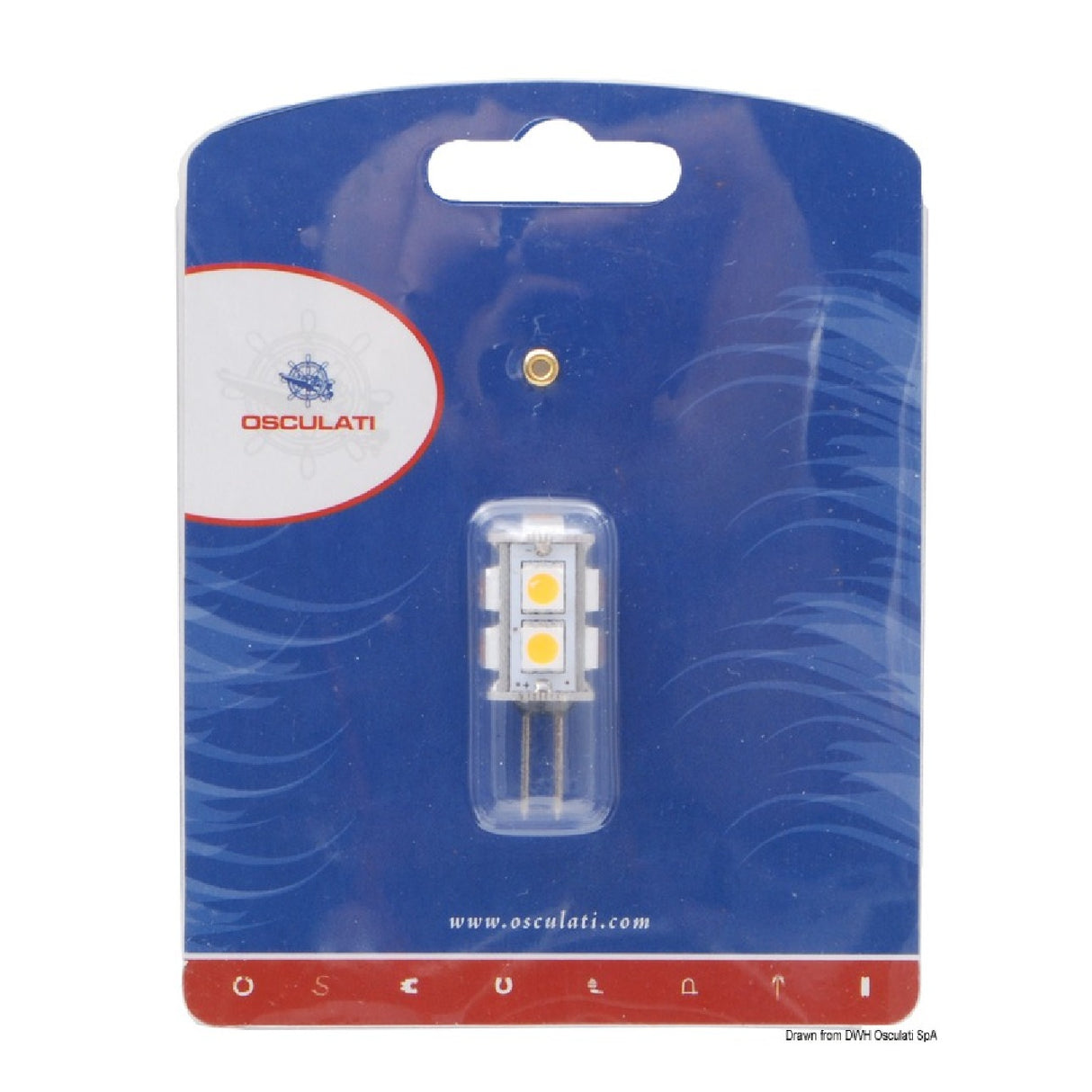 Bombilla LED SMD Osculati con casquillo G4 para focos 14.441.11