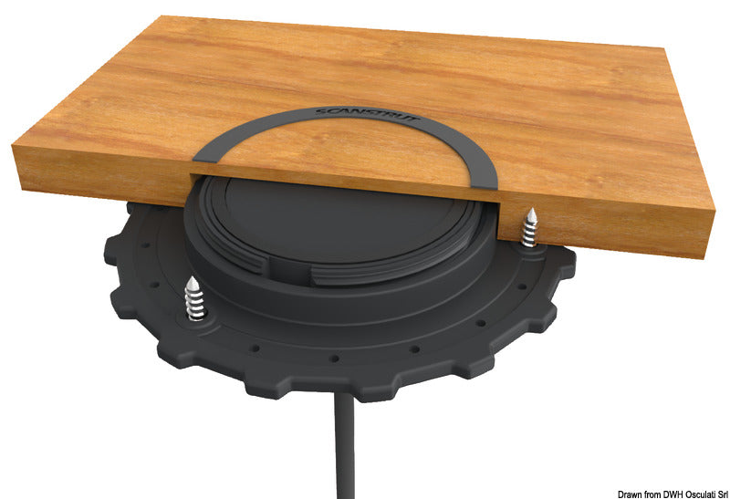 Scanstrut Caricabatterie wireless stagno ROKK incassato 10W