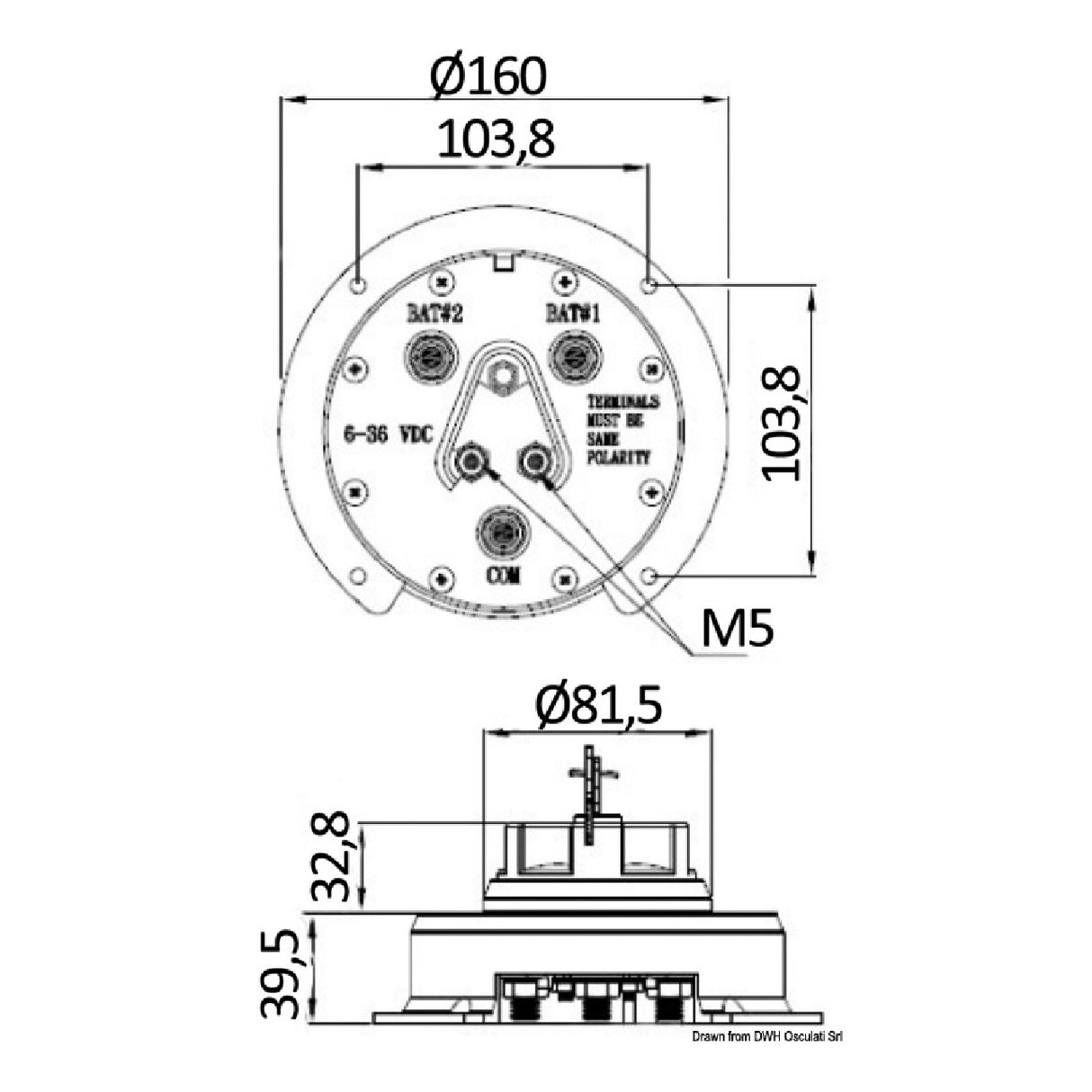 Osculati Heavy Duty Battery Switch/Diverter 14.904.00