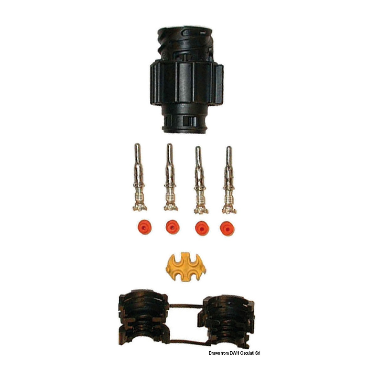 Osculati Selecta Neu 14.921.00 Batterieschalter/Umschalter