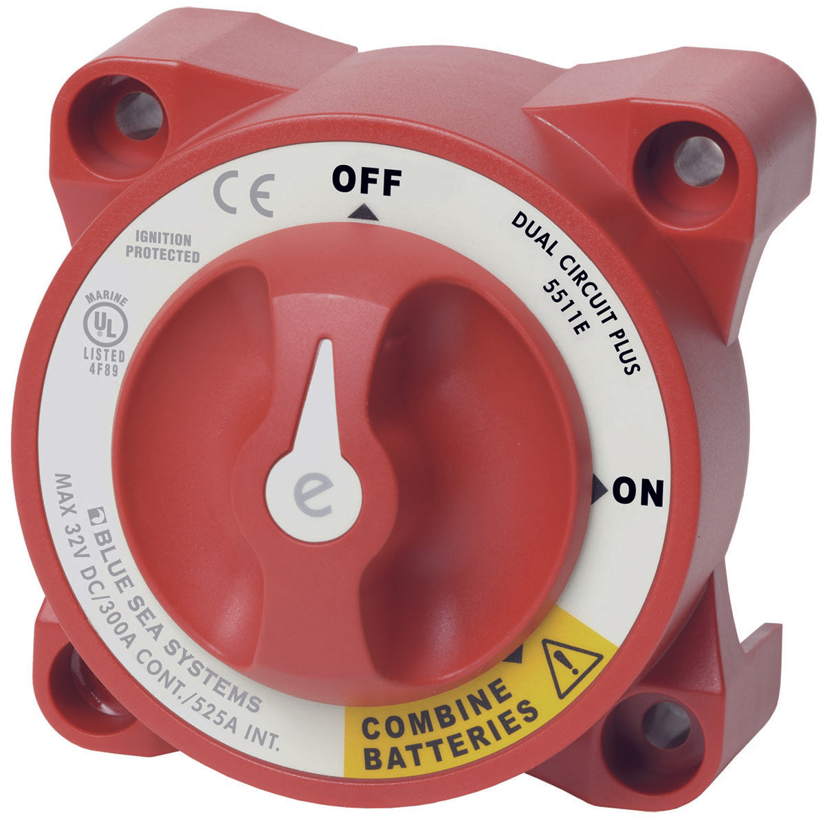 Blue Sea Spezial-Maxi-Batterieschalter – Parallelschaltung 350 A. Modell 5511eB