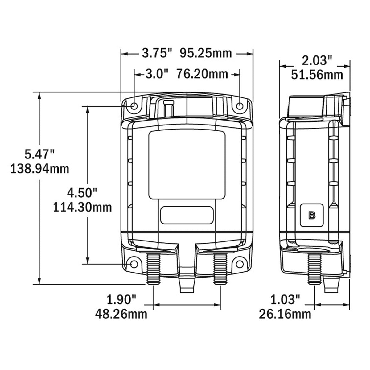 Blue Sea ML Series Latching Solenoid Model 7701B