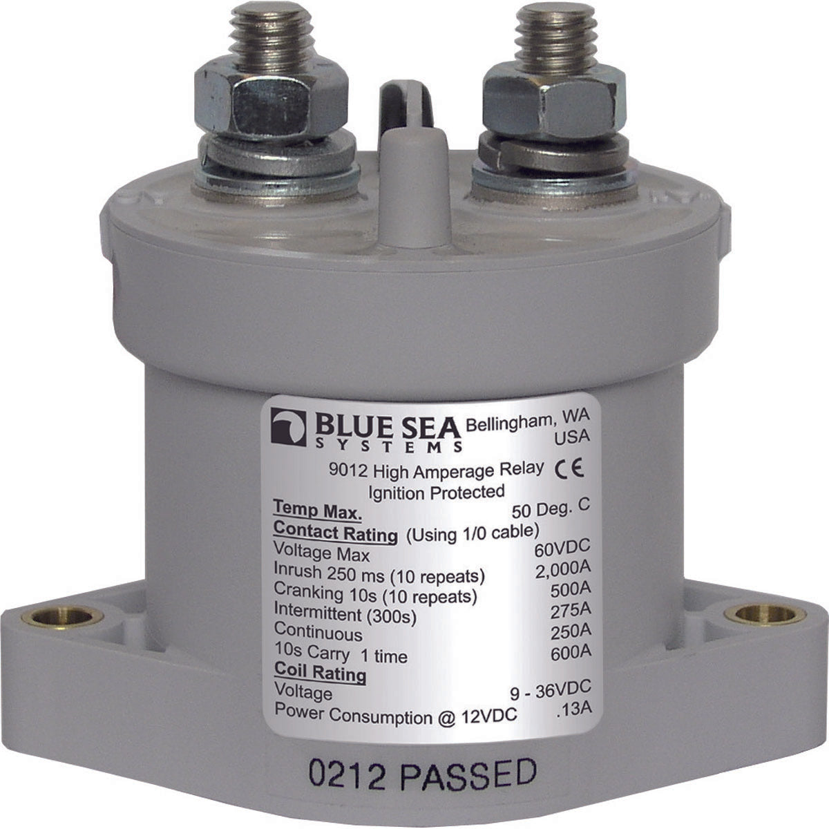 Blue Sea Magnetventil Blue Sea 12-24V Modell 9012B