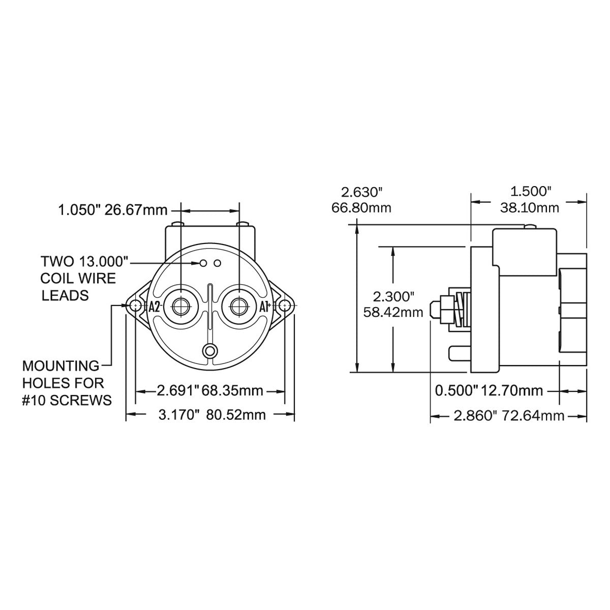 Blue Sea Magnetventil Blue Sea 12-24V Modell 9012B
