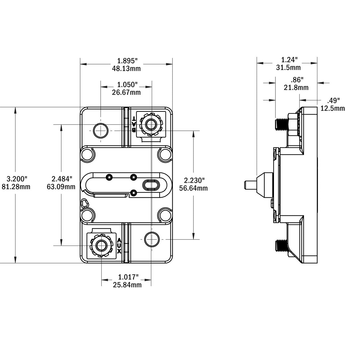 Blue Sea Magnetotermici IP 67