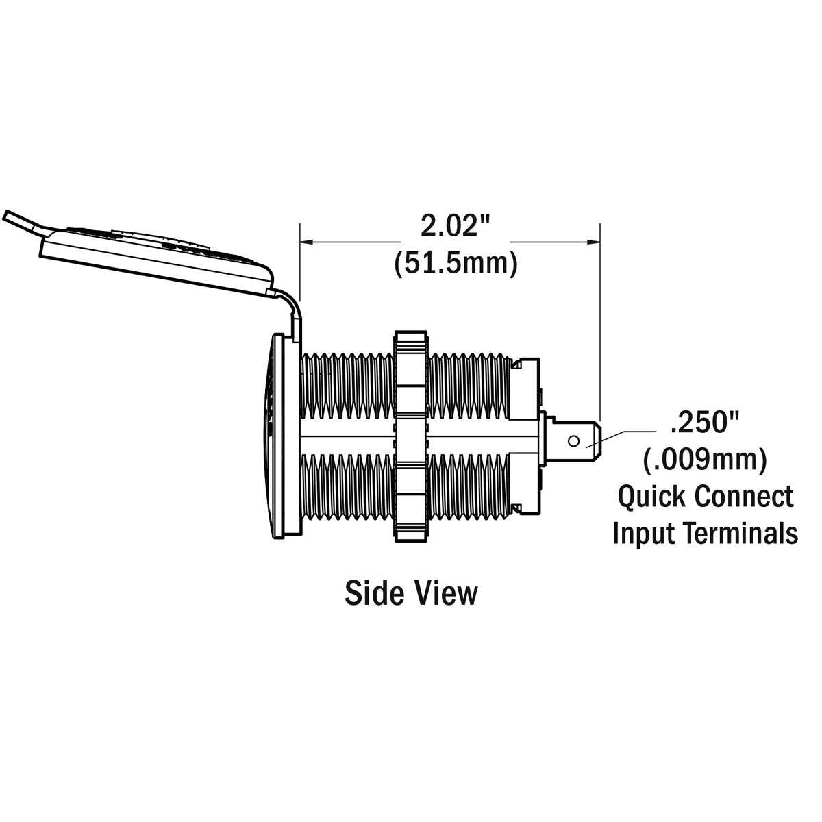 Blue Sea Doppel-USB-Ladebuchse Modell 1045