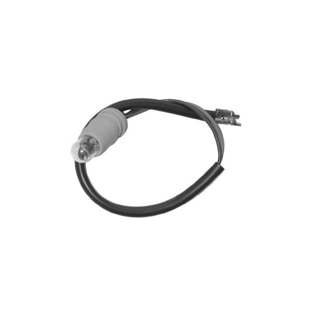 Portalámparas de goma Ecie con bombilla T10 de 3 vatios y cables