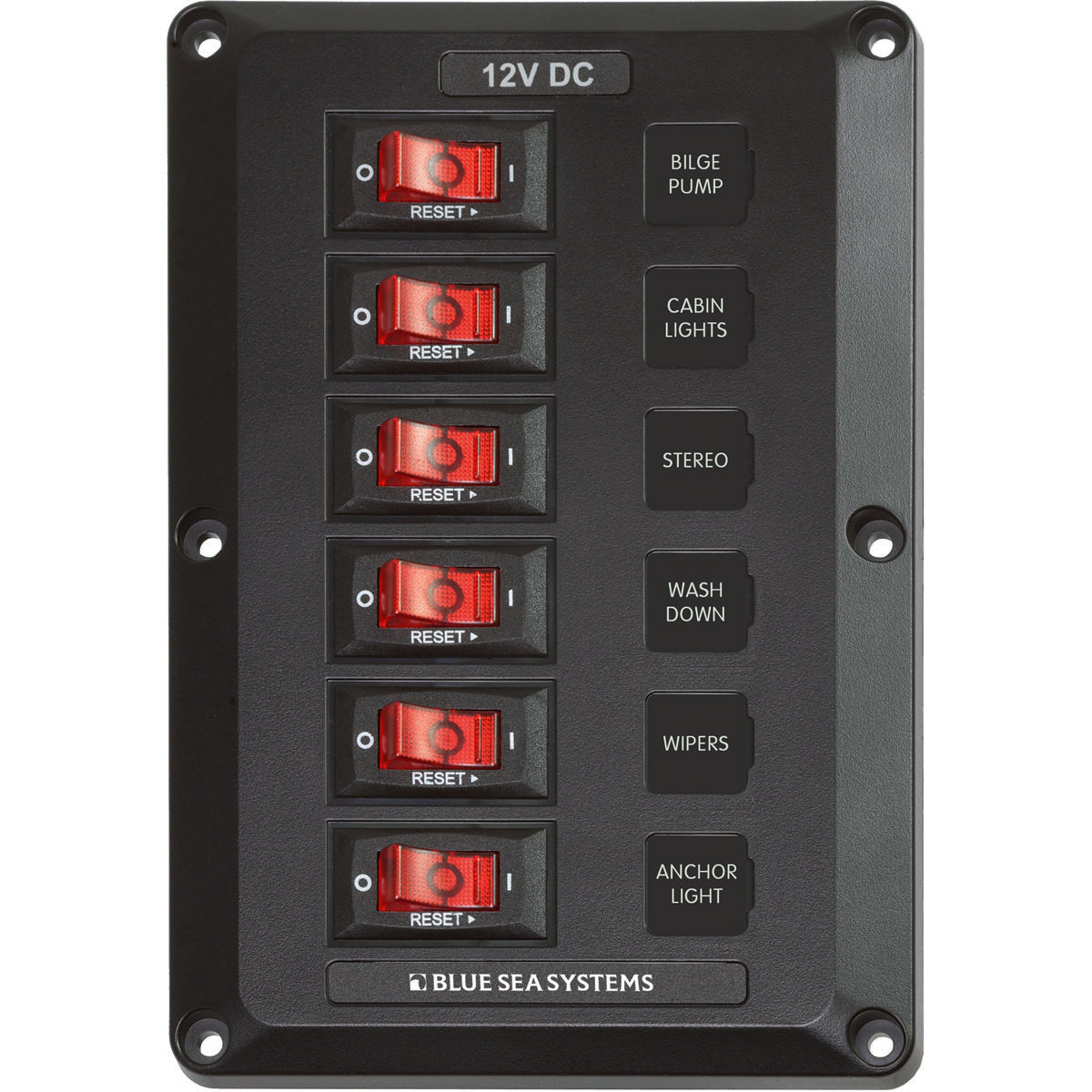 Panel eléctrico bajo cubierta Blue Sea modelo G-4352B