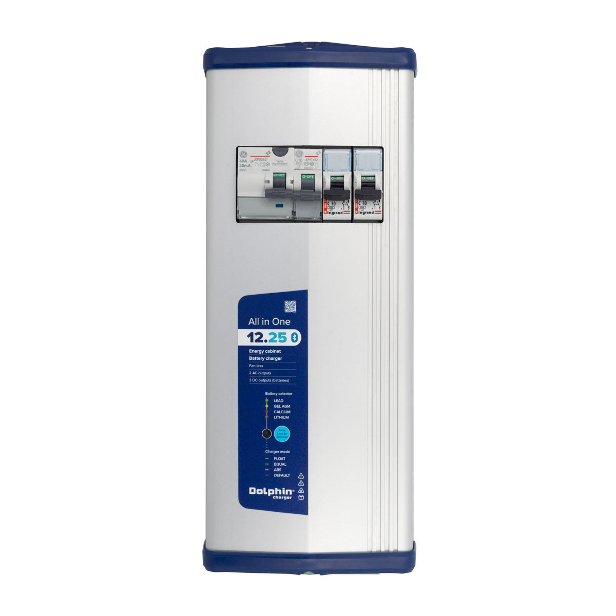 Dolphin Charger Caricabatterie con impianto elettrico 220V DOLPHIN ALL IN ONE