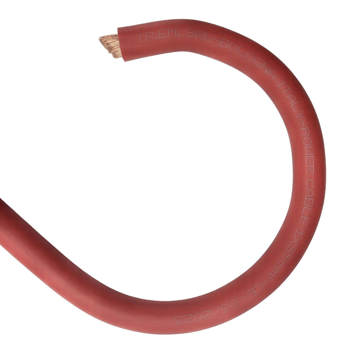 T-Power Flexibles Batteriekabel H07V-K 25 Meter rot
