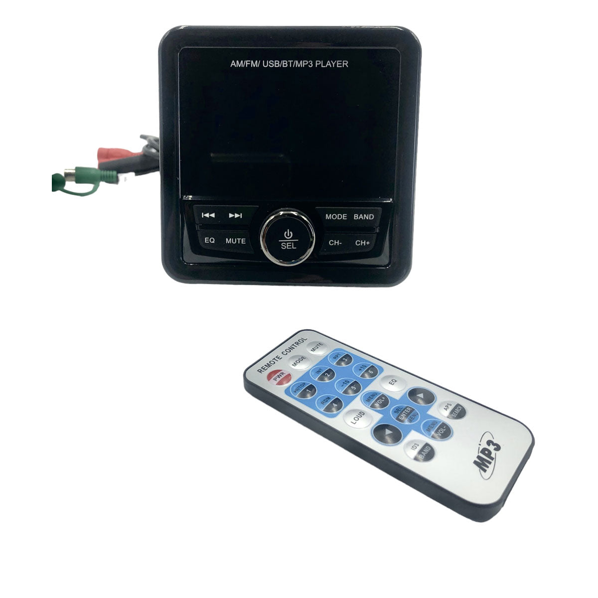 Radio USB Bluetooth frontal T-Sound Square