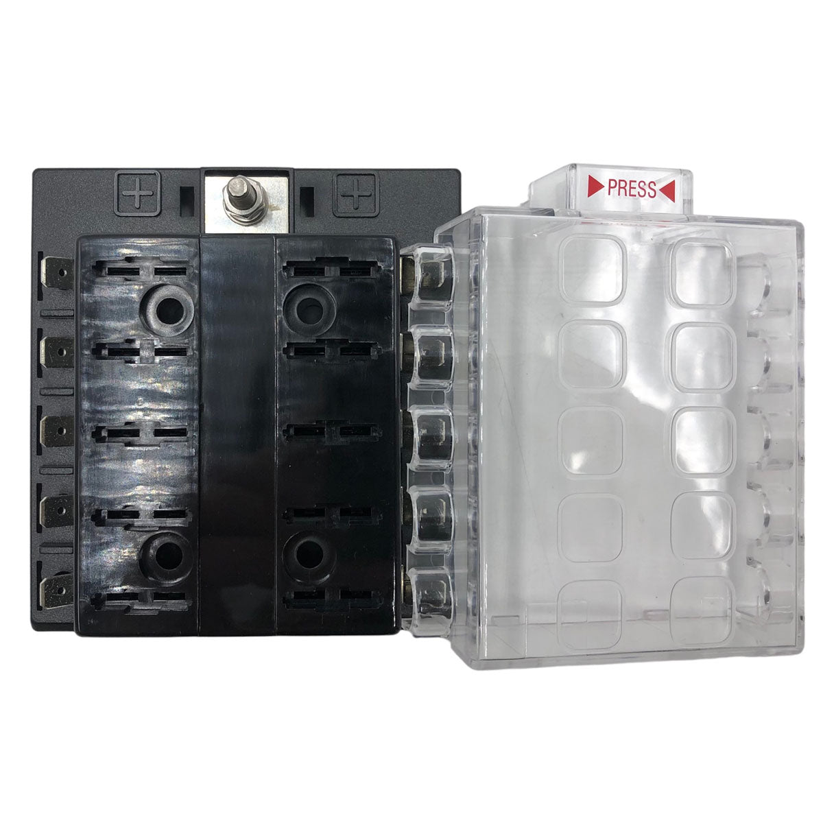 Trem Standard blade fuse box with common positive