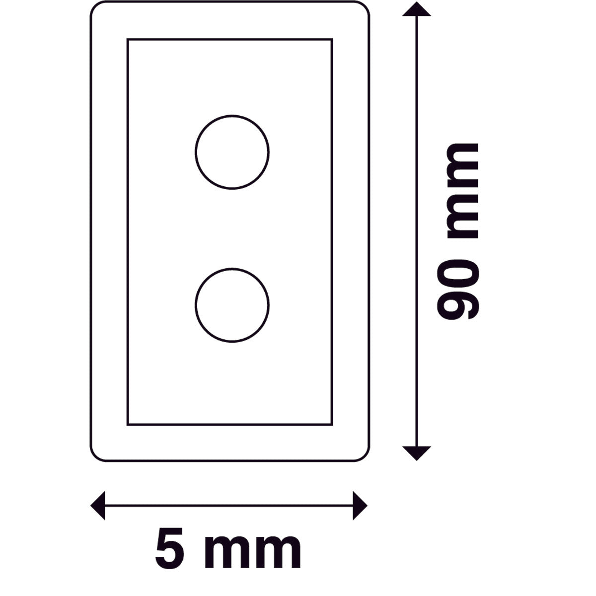 Ocean System Pannello elettrico verticale con cappucci pre-cablati e treccia con portafusibili ideale per salpancora