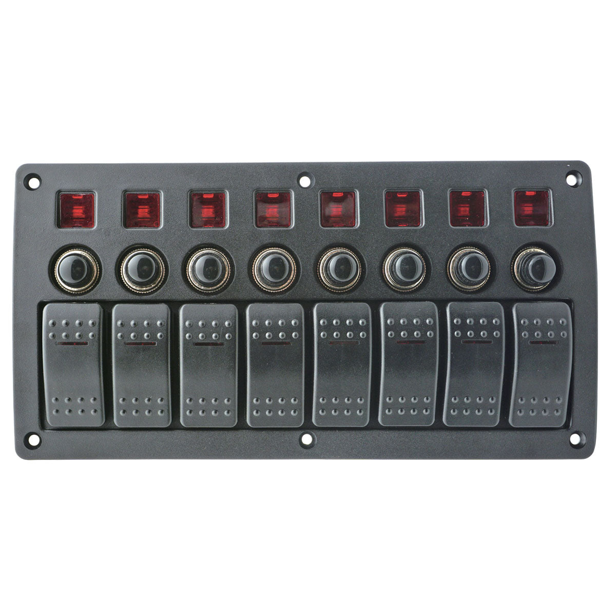 Trem-Schalterpanel 9/32 V, 8 Tasten